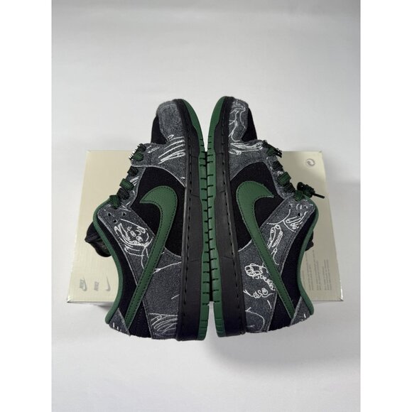 New Nike SB Dunk Low QS There Skateboards Shoes Mens Size 7.5 Black HF7743-001 - Picture 8 of 13